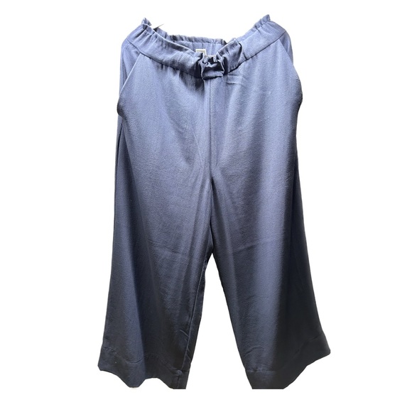 Navy H&M Wide Leg Pants - Picture 1 of 2